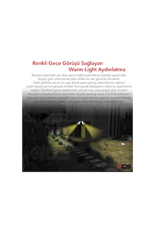 5 Kameralı Renkli Gece Görüşlü 5mp Lensli Fullhd Gece Görüşlü 9 Led Kamerası Seti - 320gb