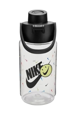Nike RENEW RECHARGE CHUG BOTTLE 16 OZ GRAPHIC Unisex Siyah / Şeffaf Matara