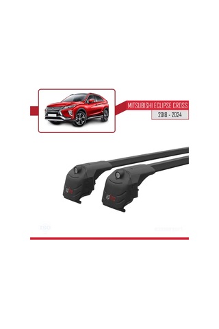 Mitsubishi Eclipse Cross Gk 2018 Ve Sonrası İle Uyumlu Ace-2 Ara Atkı Tavan Barı Siyah