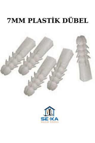 7mm Plastik Dübel 1000 Adet