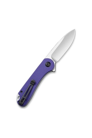 Civivi Purple G10 Handle Satin Finished D2 Blade Kamp Çakı Mor