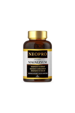 Neopro Magnezyum Sitrat Bisglisinat Ve Malat 60 Tablet Takviye Edici Gıda