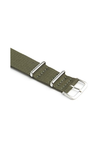 Xurunkeji Saat Kayışı Bandı Askeri Ordu Naylon Kanvas Dalgıçlar G10 Erkek Renk: Ordu Yeşili Genişlik: 18mm Askeri Yeşil