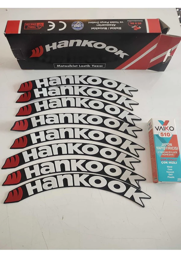 Nk Motors Üniversal Motorsiklet Lastik Yazısı Hankook