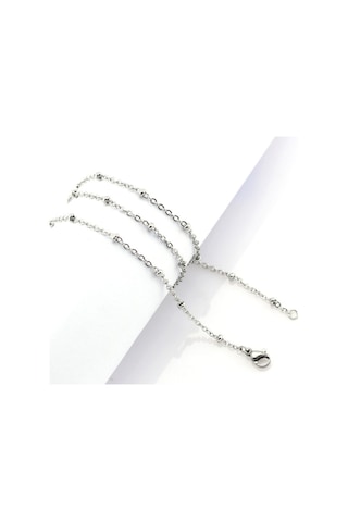 Chavin 2,4 Mm. 50 Cm. Ince Araları Toplu Çelik Kolye Zinciri Eb28
