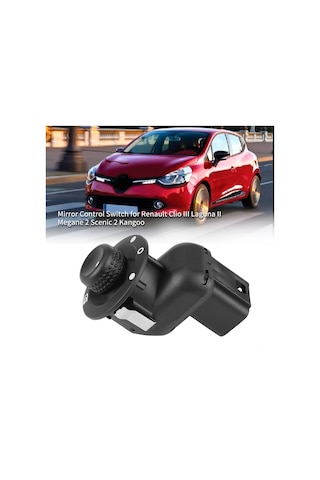 Springsun Renault Clio Iıı/laguna Iı/megane 2/scenic 2/kangoo İçin Elektrikli Ayna Kontrolü Ve Katlama Fonksiyonlu Anahtar - Oe:109014,8200109014