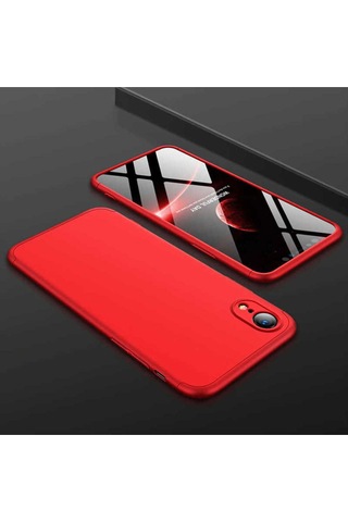 Apple Uyumlu iPhone Xr 6.1 Kılıf Zore Ays Kapak Kırmızı