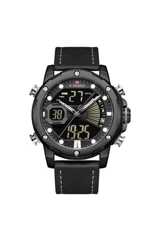 Erkek Saat İş Çok Fonksiyonlu Su Geçirmez Saatler Kuvars Saat Siyah&gri Diğer