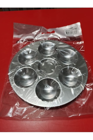Rich Art-x Palet Yuvarlak Küçük Paslanmaz Metal 7gödeli 13,5cm