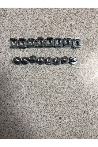 Rack Kabinet Server M6 Kafes Somun ve M6 Vida 8 Adet