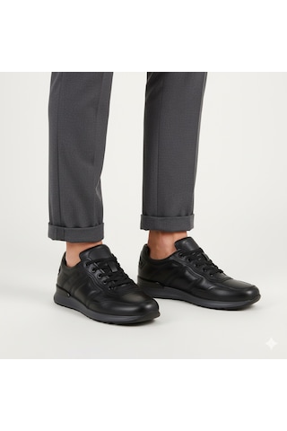Libero 5713 Hakiki Deri Erkek Ayakkabı Siyah