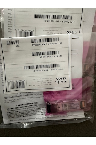 Cisco Sfp-10g-sr-s, 10gbase-sr Sfp Module, Enterprise-class Trans