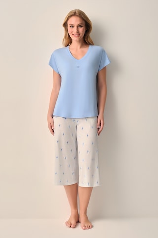 Suwen Maria Kapri Pijama Takımı Sh26610659348 Mavi