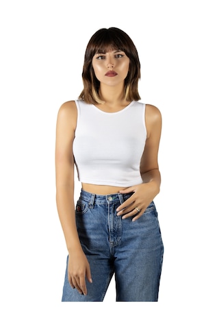 Siyah Fitted/vücuda Oturan Crop Halter Yaka Fitilli Esnek Örme Bluz Atlet Siyah