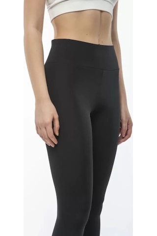 Supplierby Yüksek Bel Geniş Kemer Dalgıç Tayt - Siyah Siyah