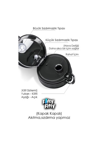 Uzspace 800 Ml -yeni Ebat-boy 25 Cm-tritan Su Matarası Bpa Koku Sızdırma Yok -3053a Fantasy Red