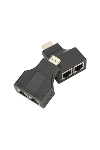 Powermaster Fully Hdmi To Rj45 Cat6 Extender 30Metreto Rj45 Cat6