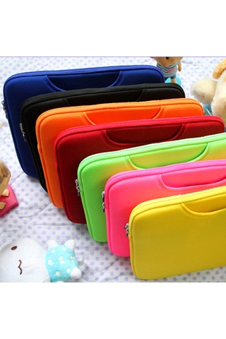 Moveevo 14" Laptop Ve Ultrabook İçin Siyah Çantada, Kol Koluyla Taşınabilir, Zıplayıcı Fermuar, Yumuşak Dolgulu Koruma Ve Yan Cüzdanlı Kılıf Siyah