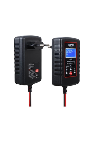Uc-c120201a Siyah 6/12v 2a Led Göstergeli Akü Şarj Cihazı