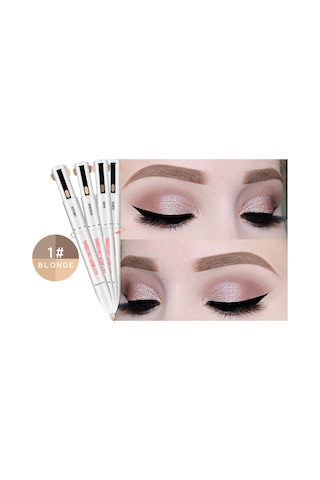 Yifomall 4 Lü Kaş Kalemi Seti - Suya Dayanıklı, Doğal Görünüm, Kaş Kontür Ve Aydınlatma İçin Makyaj Aracı