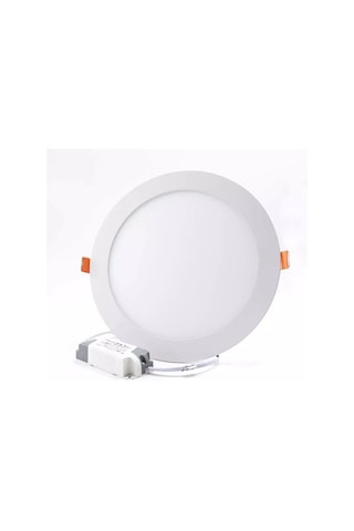 Alles 15w Beyaz 6500k Sıva Altı Yuvarlak Led Panel Beyaz