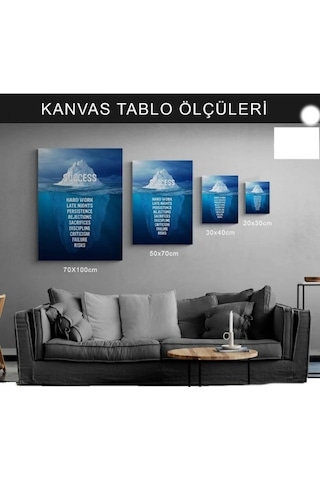 Dağ Manzaralı Göl Kanvas Tablo Ev Duvar Salon Ofis Dükkan Hediyelik Dekarasyon Süsü