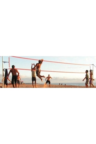Attack Sport Abvf135 Beach Voleybol Filesi 2 Mm 10x10 Cm Kırmızı