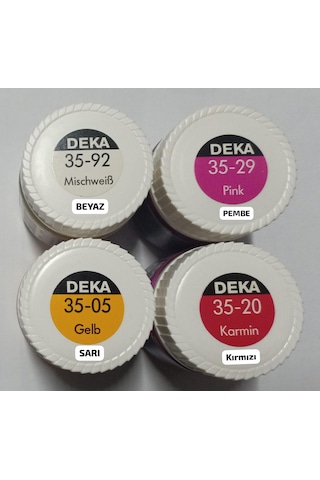 İpek Boyası Deka Silk Renk Seçenekli Çok Renkli