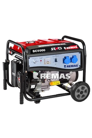 Senci Sc 5000 İpli 5 Kva Monofaze Benzinli Jeneratör