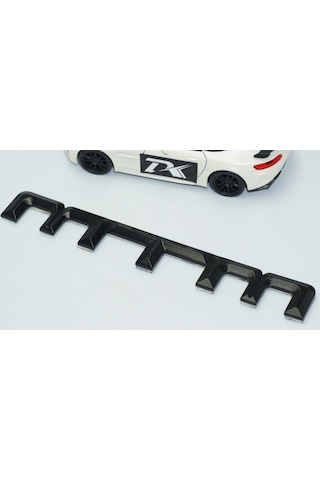 Dk Tuning Mtm Bagaj Siyah Abs 3m 3d Logo Amblem Audi İle Uyumlu