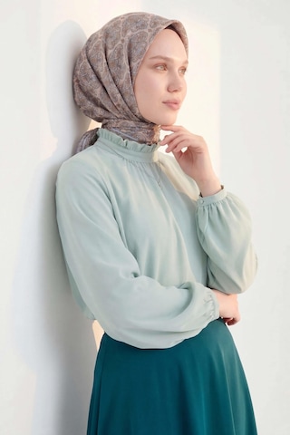 Silk Home Soft Eşarp Rûmi Gri 90x90 Çok Renkli