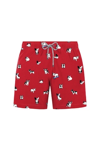 John Frank Erkek Mayo Şort jfsssw100-f-bulldog-burgundy-17757 001