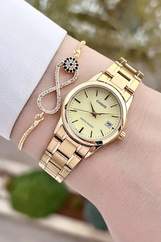 Casio Csgnct145 Kadın Kol Saati Altın