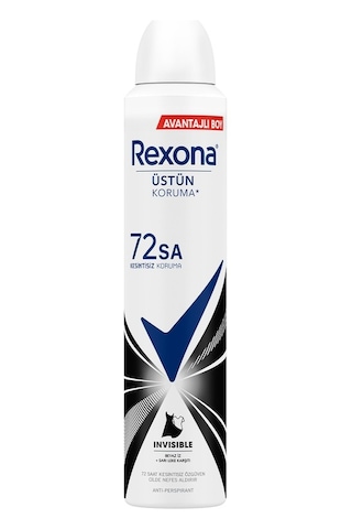 Rexona Invisible Beyaz İz + Sarı Leke Karşıtı Kadın Sprey Deodorant 200 ML