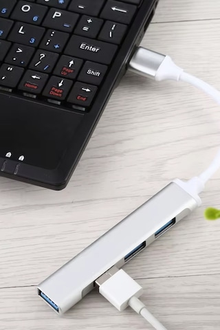 Thentech Usb 3.0 Hub Çoklayıcı 4 Portlu Alüminyum Gövde Yüksek Hızlı Veri Aktarımı Laptop Çoğaltıcı
