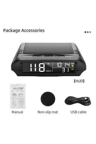 Monozone Güneş Enerjili Hız Ölçer Evrensel Gps Hız Göstergesi