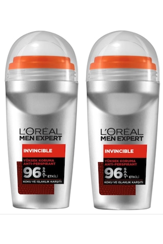 L'oreal Paris Men Expert Invincible 96h Erkek Roll-on 2 X 50 Ml