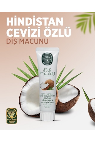 Eyüp Sabri Tuncer Doğal Hindistan Cevizi Özlü Diş Macunu 90 Ml,h-pro Hijyen Diş Eti Bakımı