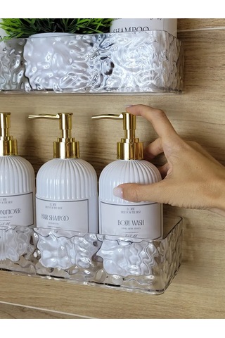 Almahome Delme Gerektirmeyen Asılı Duvar Rafı 2 Adet 376281362 Beyaz