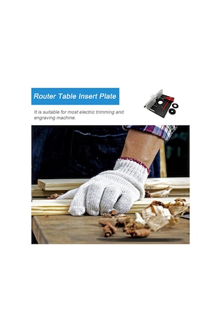 E22800-3 Yönlendirici Tablo Ekleme Plakası Alüminyum Alaşımlı