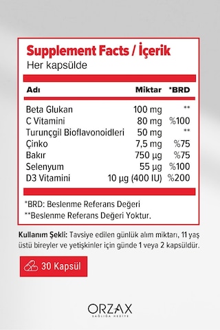 İmunol Complex 30 Kapsül X 3 Adet