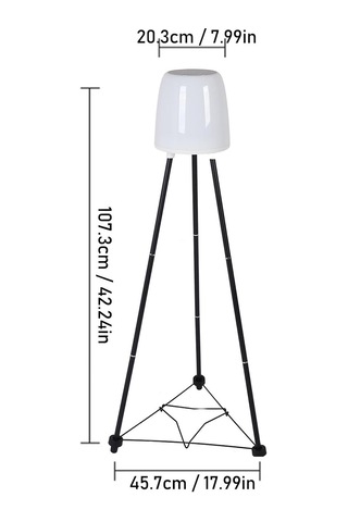 Uzmlight Ack Ag60-06851 Led Ayaklı Solar Sıyah Aplık