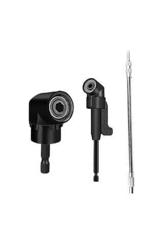 Xurunkeji Esnek Matkap Ucu Uzatma Ve 105 Derece Dik Açı Matkap Bağlantı Seti - Ulaşılması Zor Alanlar İçin, Ev Geliştirme