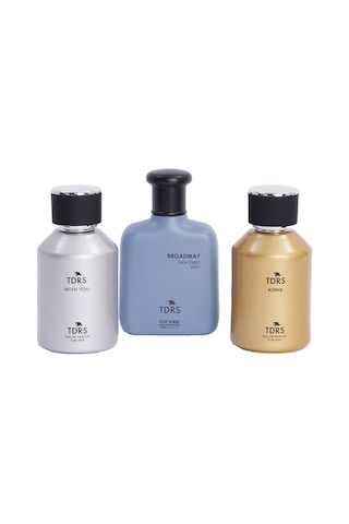 Özel Hediye Kutulu 3'lü Limon-bergamot Çarkıfelek 100 Ml Uzun Süre Kalıcı Parfüm Seti-51102 Diğer