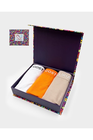 Gost Liria Soft Trio Kadın Slip 3 Lü Paket - Çok Renkli Çok Renkli