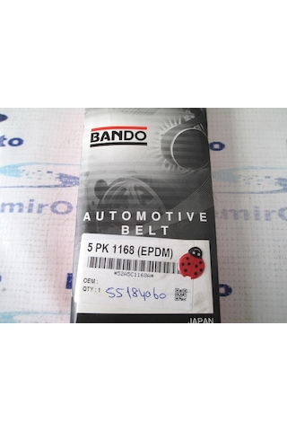 55184060 Alternatör Kayışı Klimalı 1,4 Albea-Palio-Siena BANDO