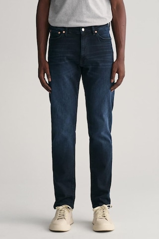 Gant Erkek Extra Slim Fit Orta Bel Jean Pantolon - Koyu Lacivert Black Vıntage