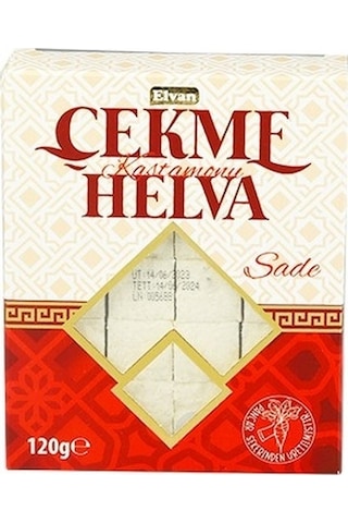Elvan Çekme Helva Sade 120 Gr. (1 Paket)