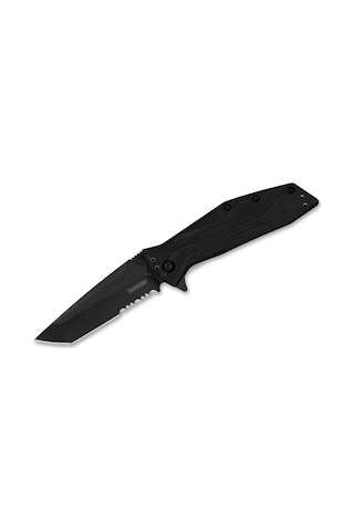 Kershaw Brawler Serrated Kamp Çakı Siyah