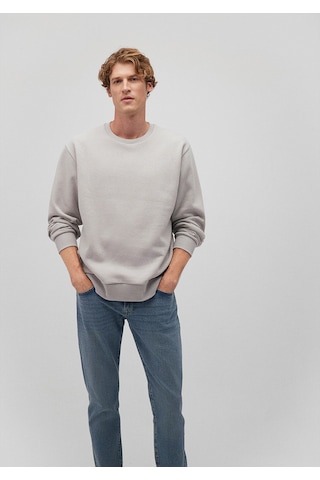 Mavi - Bisiklet Yaka Gri Basic Sweatshirt 0s10276-81582 Gri
